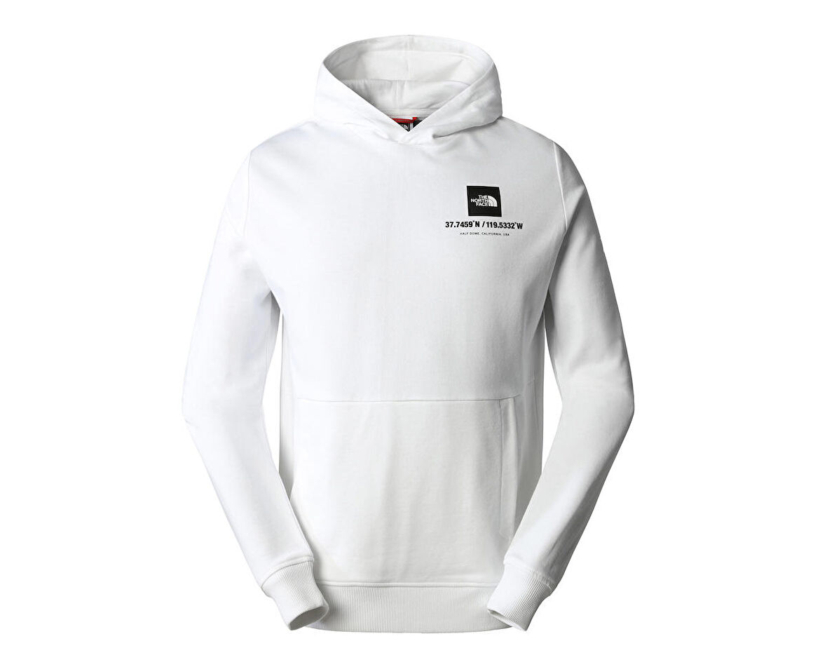 The North Face M Coordinates Hoodie Erkek Outdoor Sweatshirts NF0A826UFN41 Beyaz