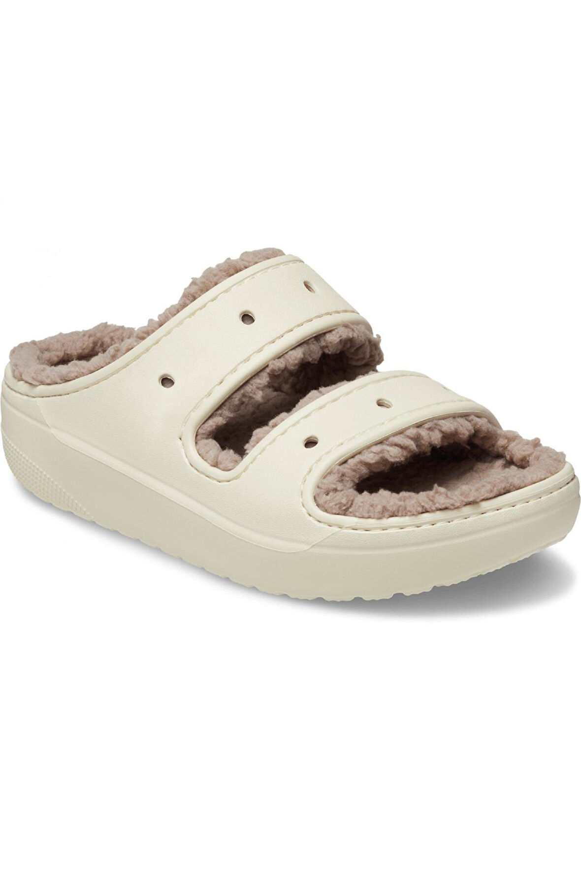 Crocs 207446 Classic Cozzzy Sandal Krem Unisex Terlik