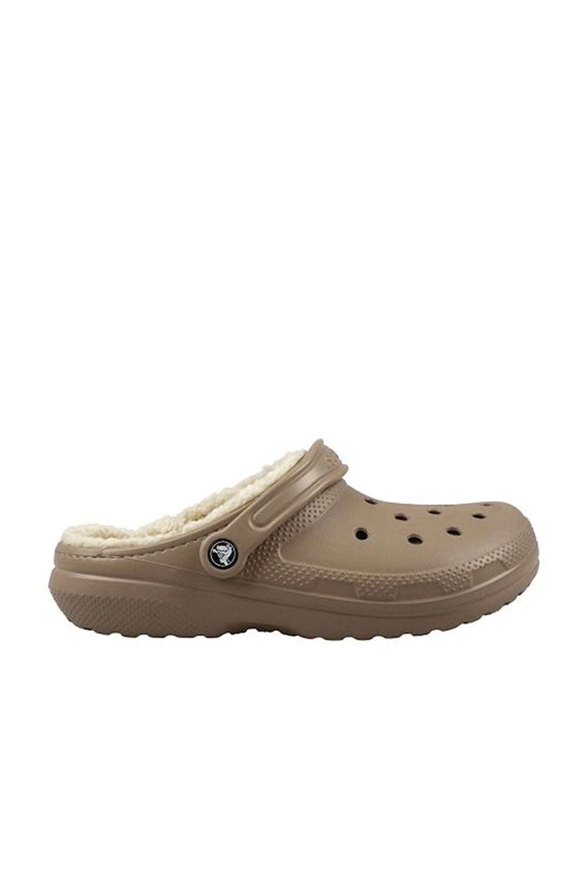 Crocs Classic Lined Unisex Kahverengi Yünlü Günlük Terlik 203591