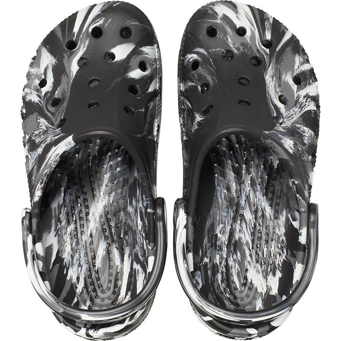 Crocs Baya Marbled Clog Black/White 206935-066