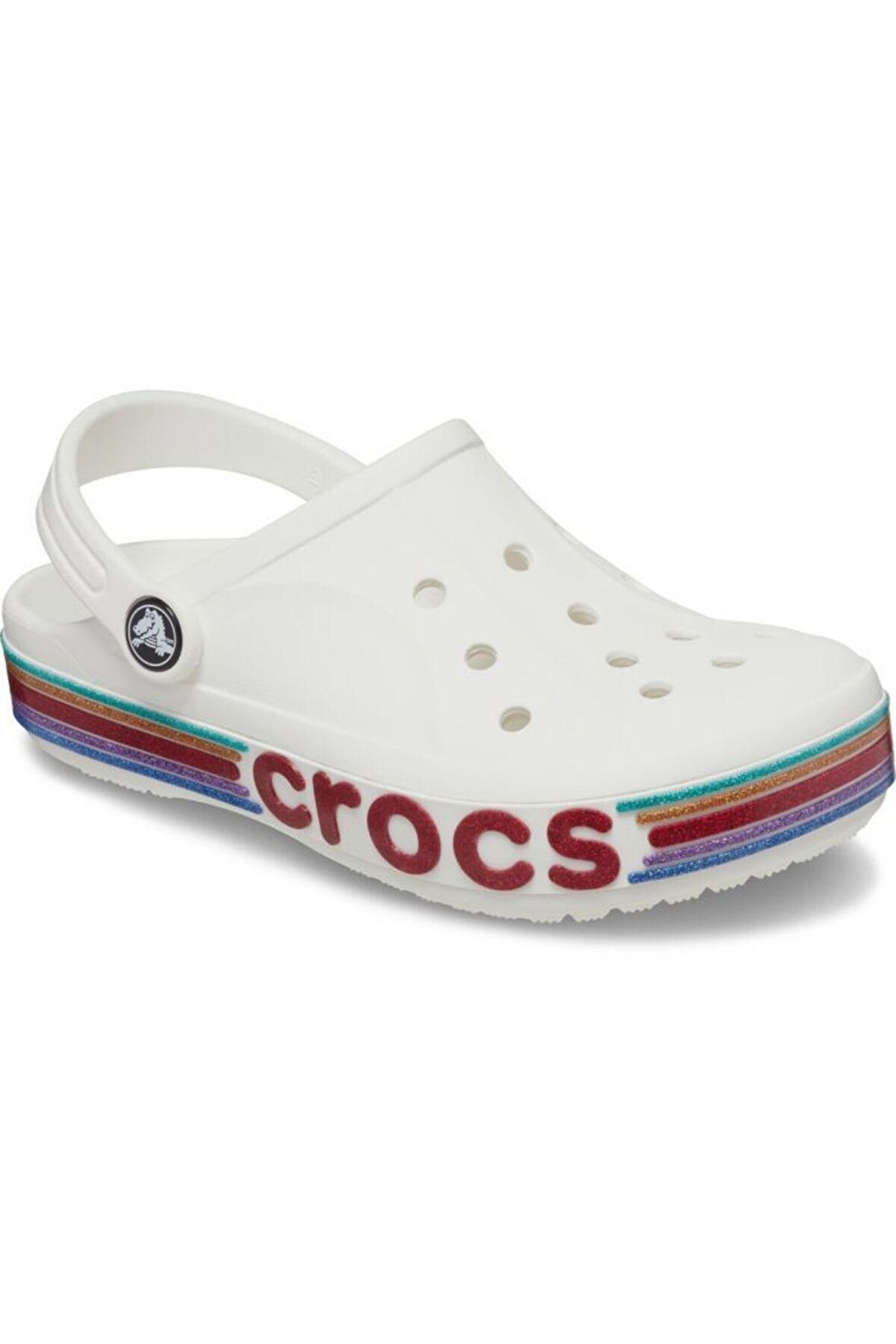 Crocs Bayaband Rainbow Glitter Clg T Beyaz Çocuk Sandalet 209731_100