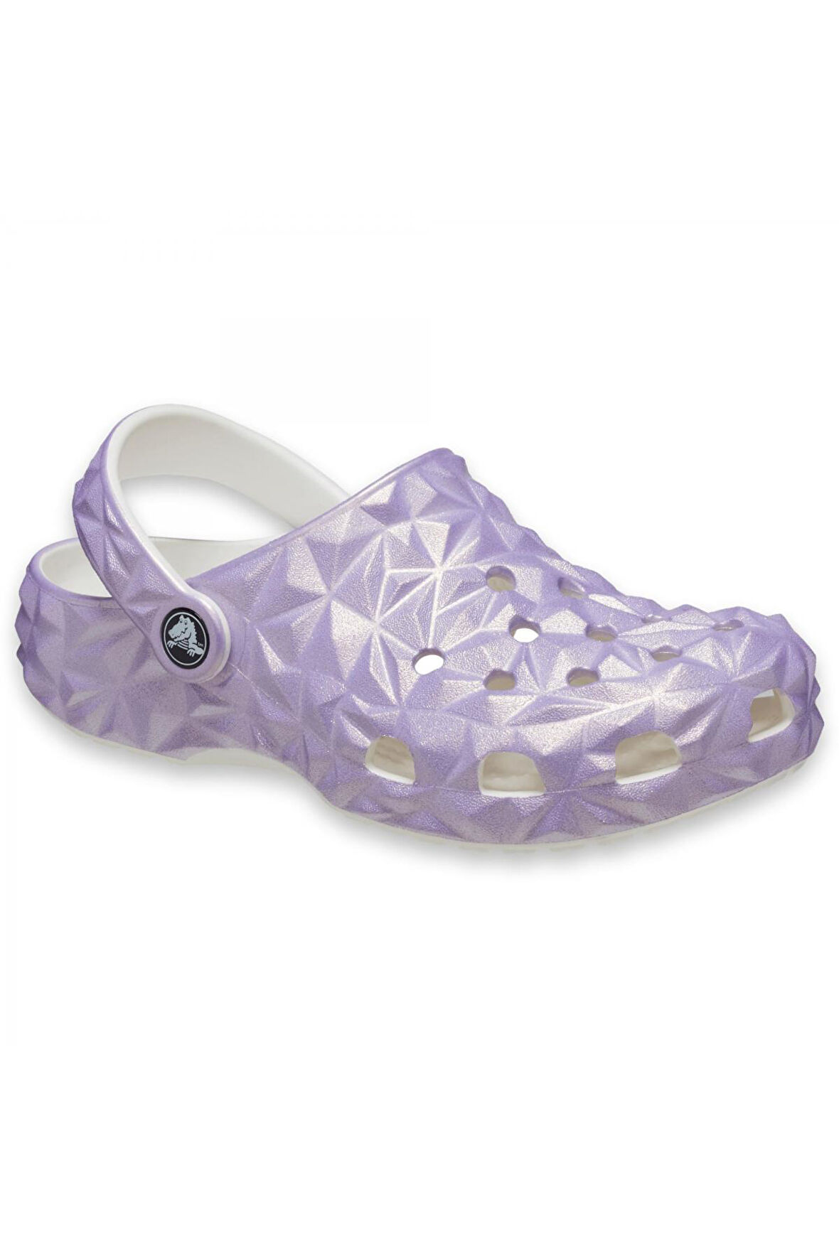 Crocs 209693 Classic Iridescent Geo Cgk Beyaz Çocuk Terlik