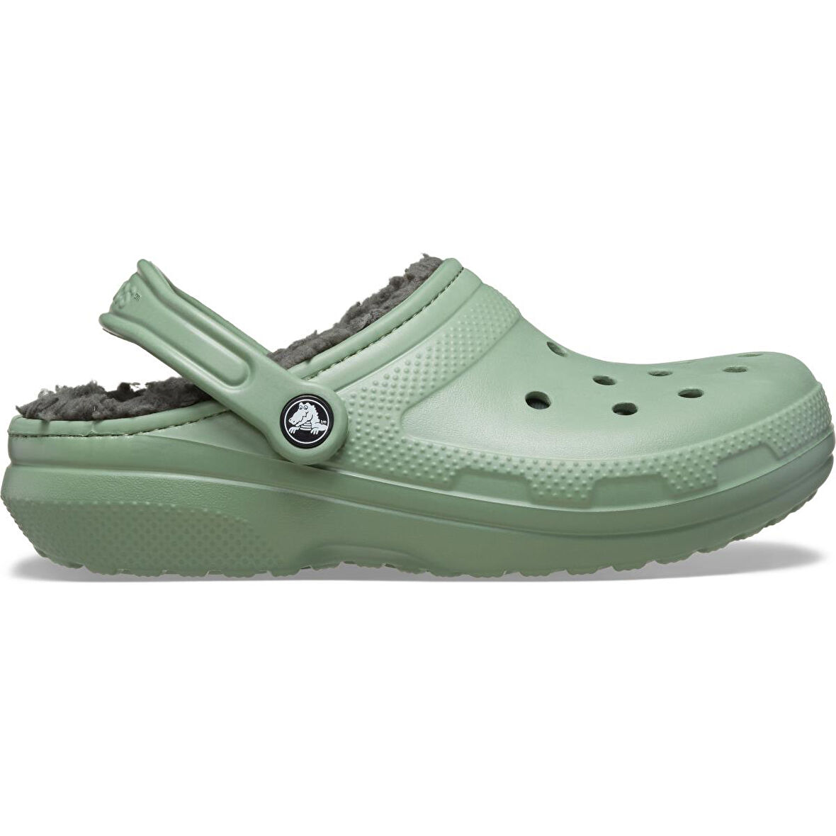Crocs Classic Lined Clog Moss Terlik 203591-3WP
