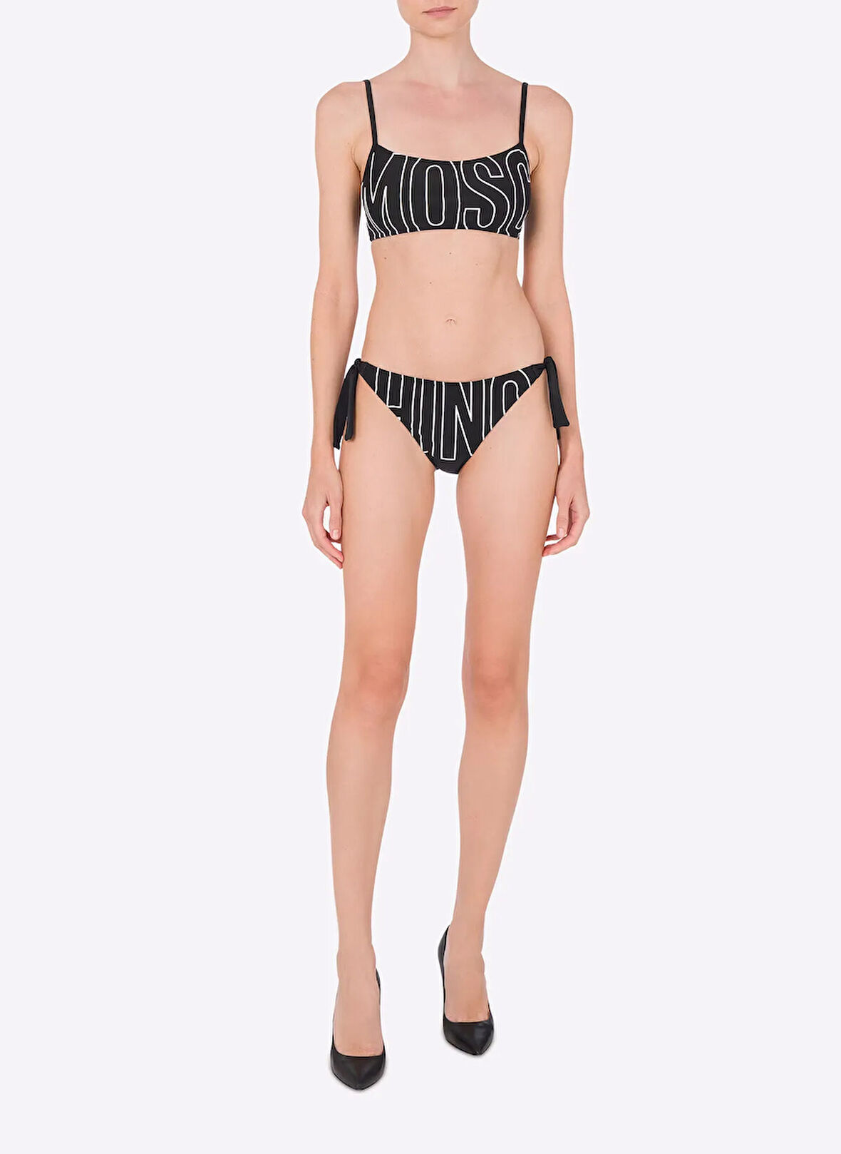 Moschino Bikini Alt, L, Siyah