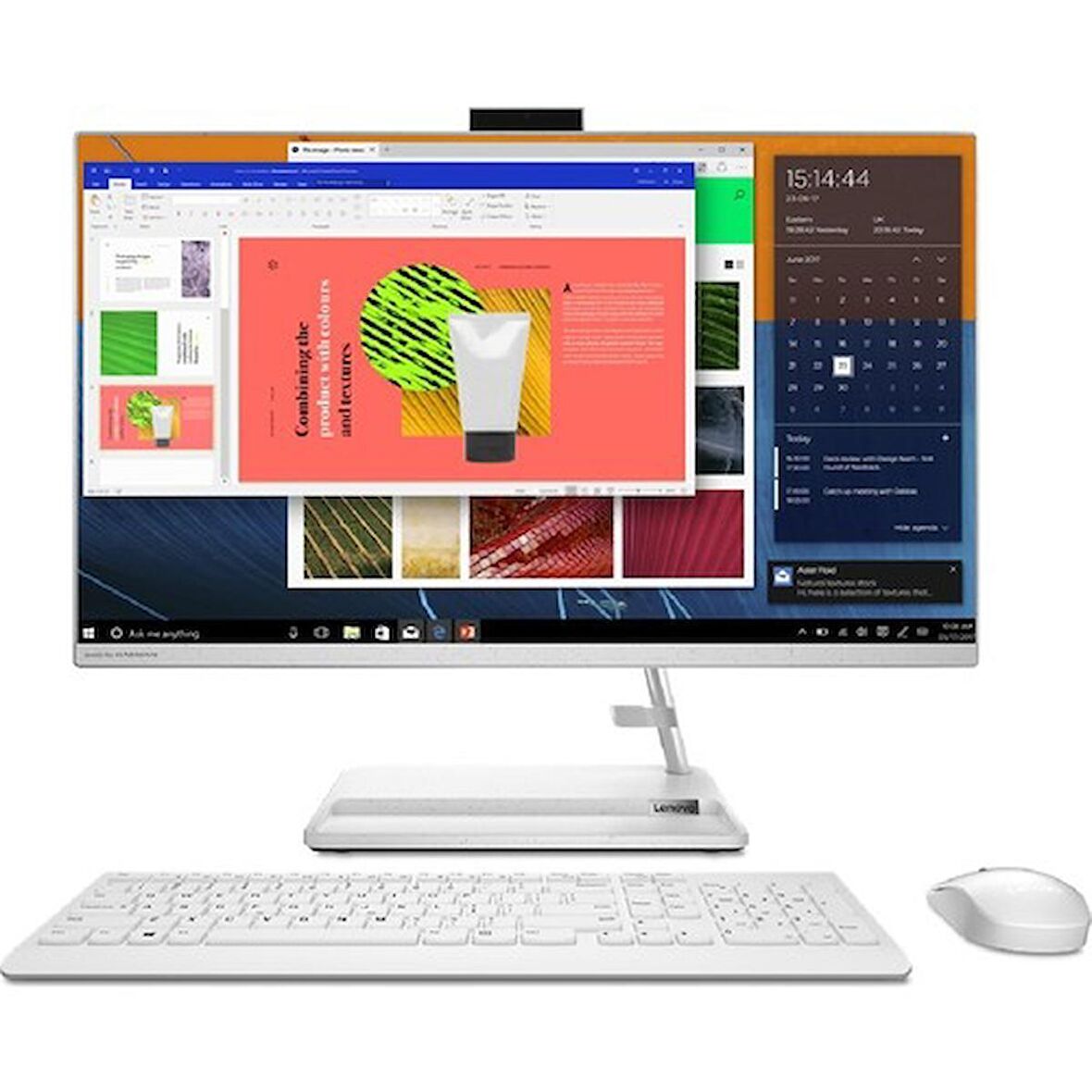 Lenovo IC AIO 27IMB05 F0FY00CTTX AMD Ryzen 7 5700U 8 GB Ram 512 GB SSD Radeon Graphics 27" Full HD All in One PC