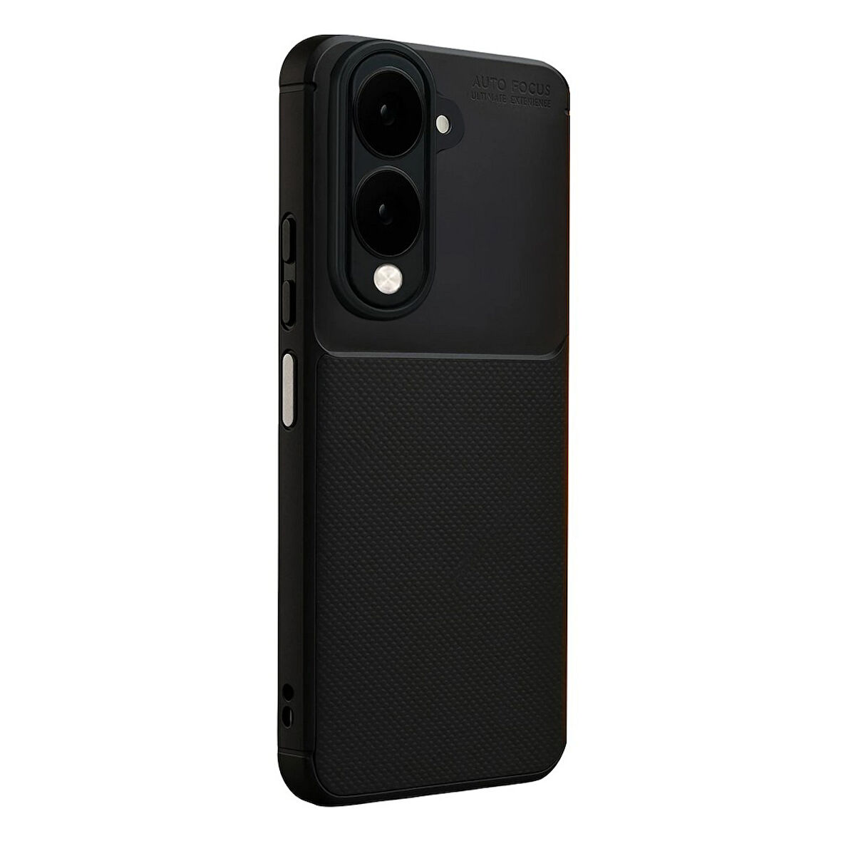 Gpack Vivo Y29S uyumlu Kılıf Negro Karbon Görünümlü Silikon