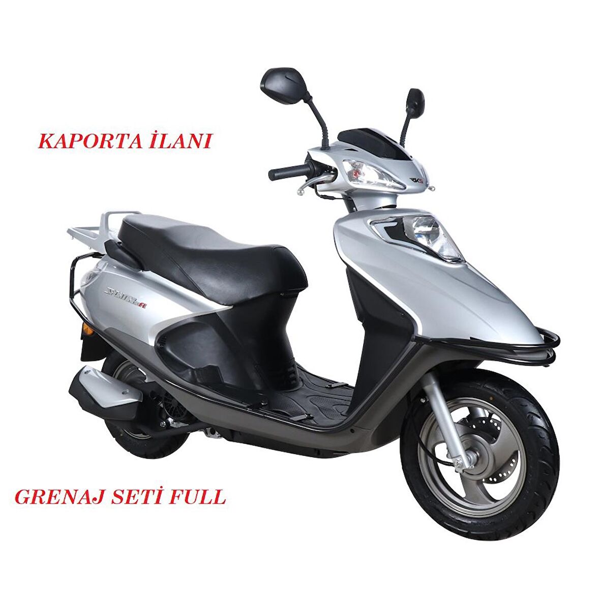 Rks Spontini 110 Grenaj Seti Kaporta Seti GRİ - Arasmoto