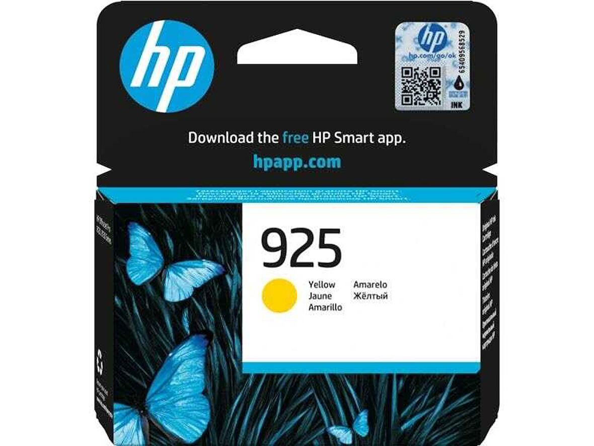 HP 925-4K0V8PE Sarı Orijinal Kartuş