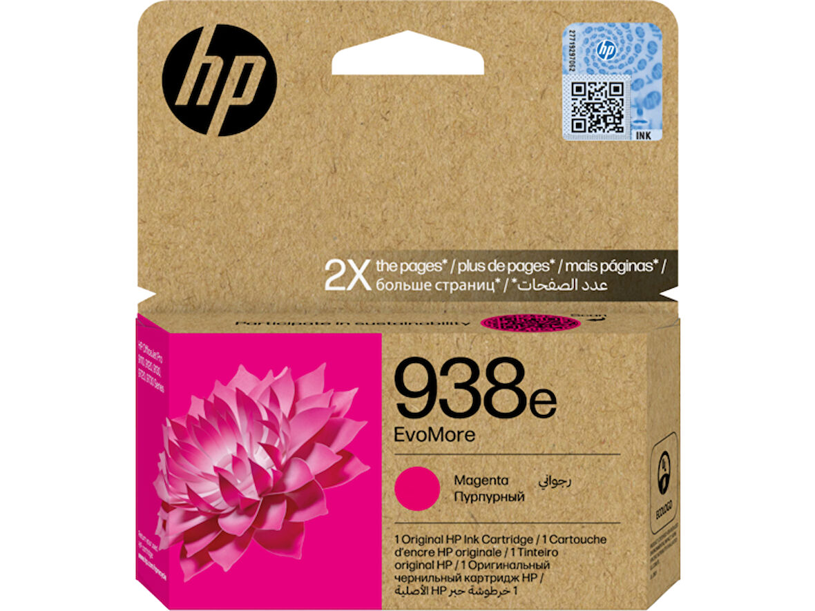 HP 938e  Macenta Orijinal Kartuş Mürekkep (4S6Y0PE)