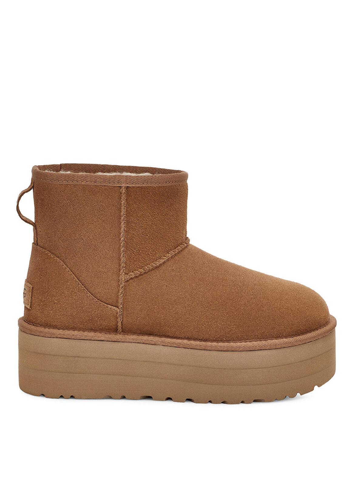 Ugg Deri Kahve Kadın Bot W CLASSIC MINI PLATFORM 1134991