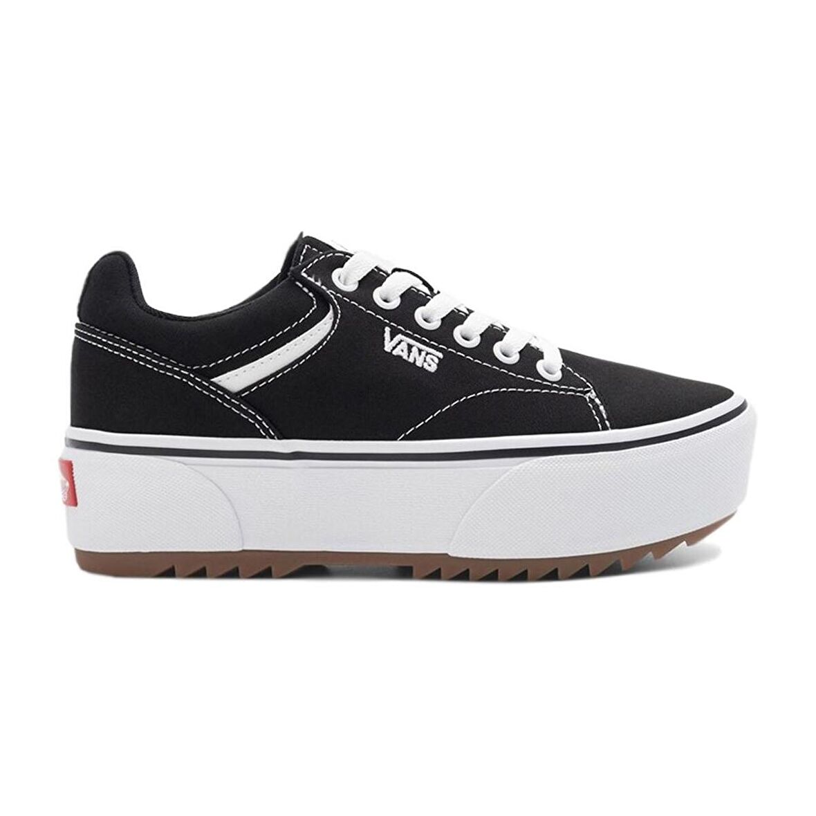 Vans VN0A5JLEBLK1 Seldan Platform St Günlük Ayakkabı Siyah-Beyaz