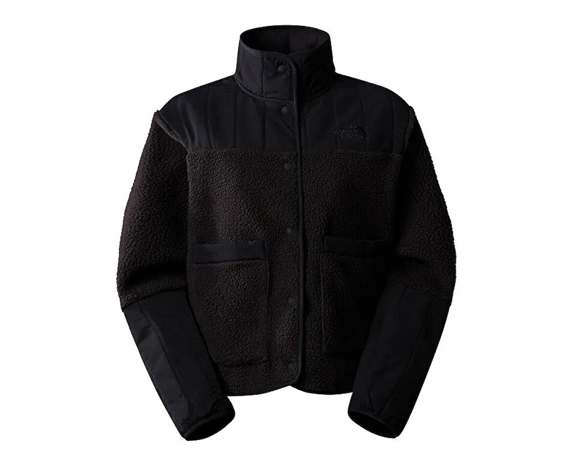 W Cragmont Fleece Jacket Kadın Günlük Polar Ceket NF0A84IEJK31 Siyah