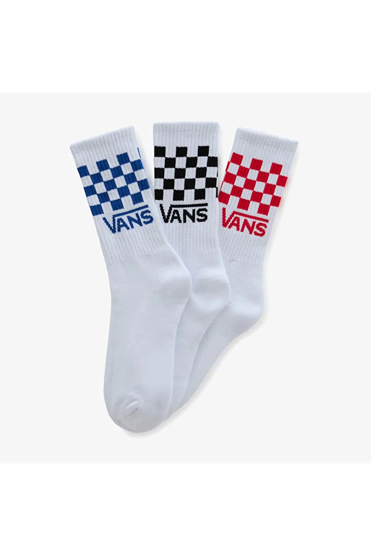 VANS DROP V CLASSIC CHECK CREW SOCK KADIN CORAP VN000EZ26M31