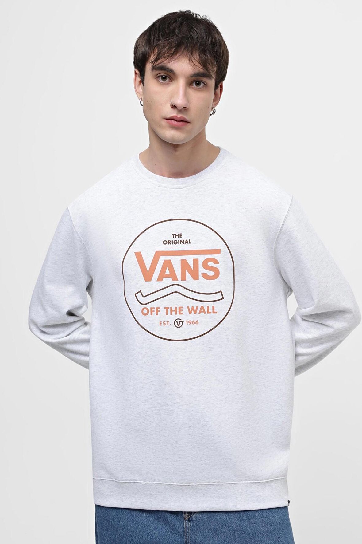 Vans Round Off 2 Crew-B Erkek Sweatshirt VN000FK515P1