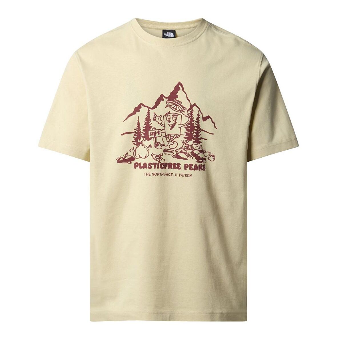 M NATURE S/S TEE Erkek T-Shirt NF0A87DX3X41