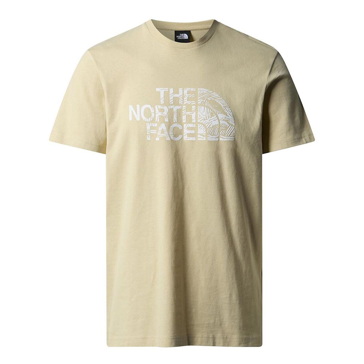 M S/S WOODCUT DOME TEE Erkek T-Shirt NF0A87NX3X41
