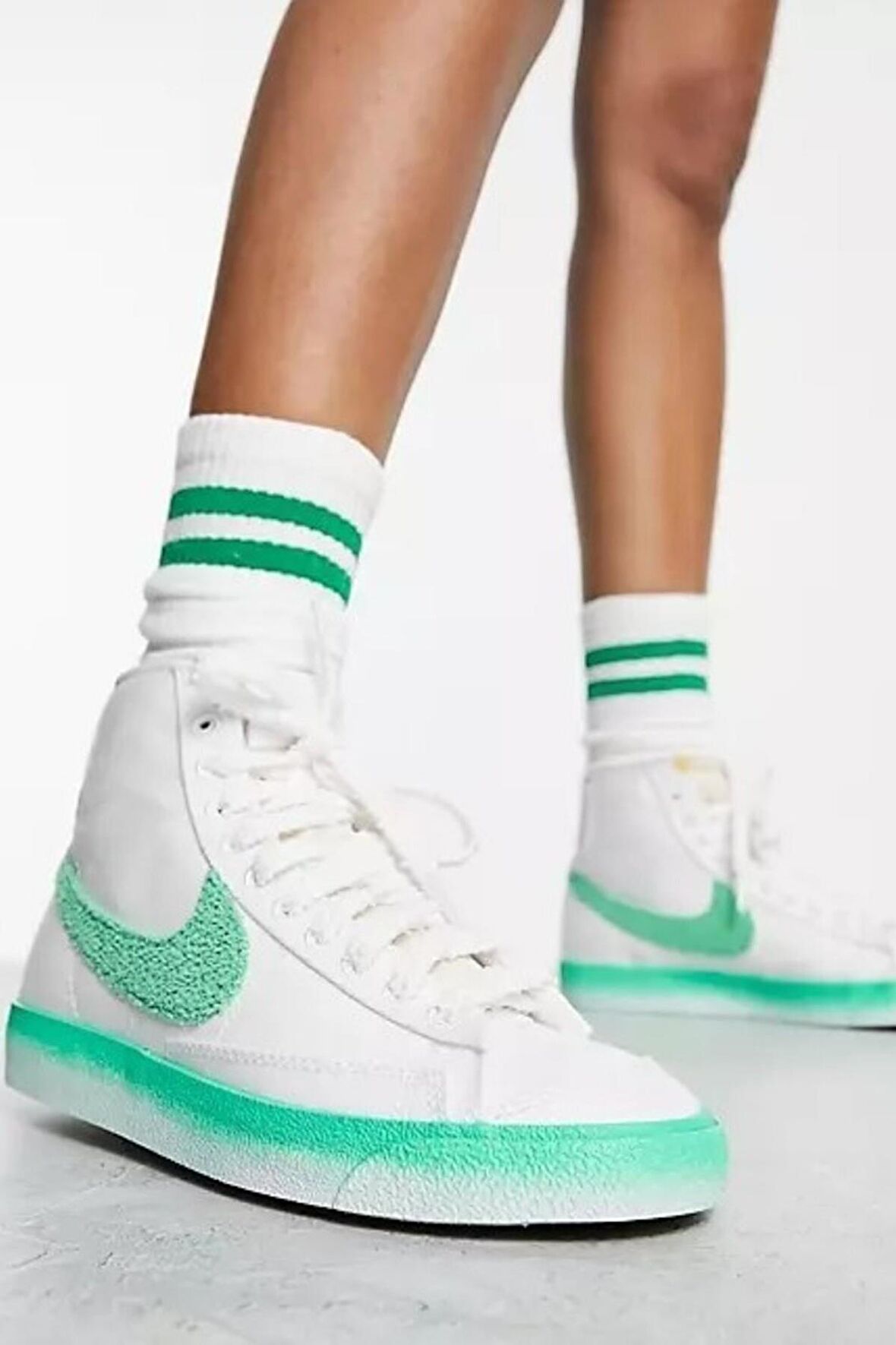 Nike Blazer Mid 77 Kadın Yazlık Kanvas Beyaz Sneaker Ayakkabı