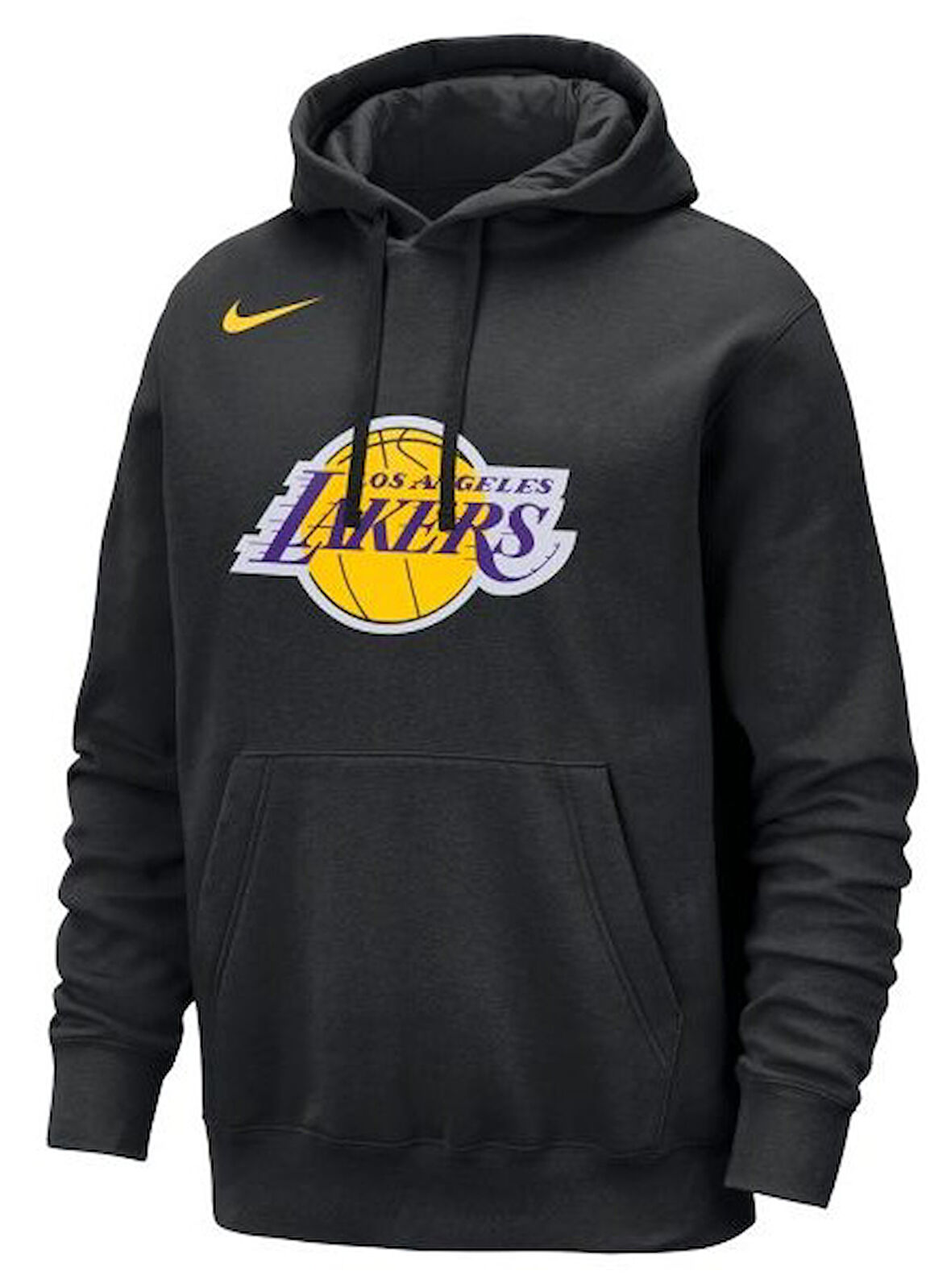 Nike Los Angeles Lakers NBA Erkek Basketbol Sweatshirt DX9997-010 Erkek Kapüşonlu Sweatshirt