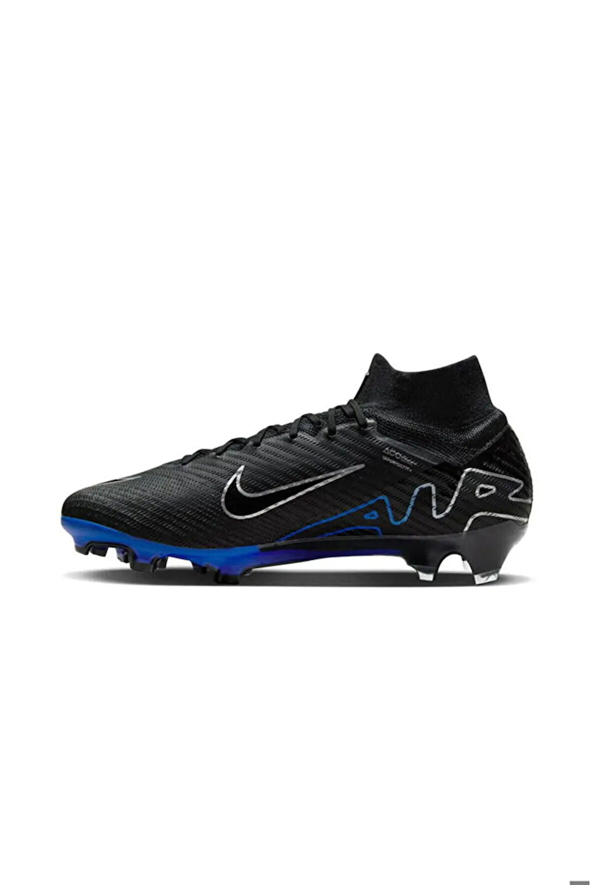 Erkek Çim Zemin Kramponu Mercurial Zoom Superfly 9 Elite Fg DJ4977-040 Siyah