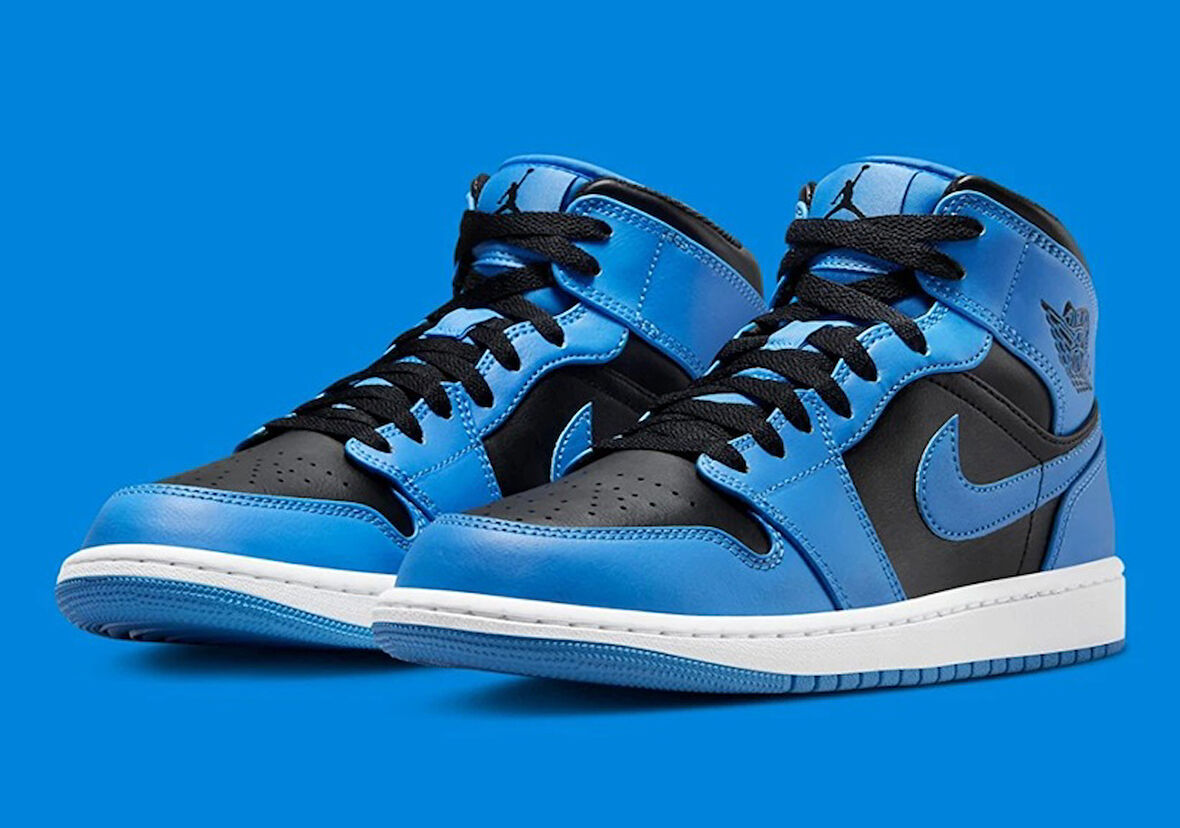 NİKE AİR JORDAN 1 MİD 'UNİVERSİTY BLUE' ERKEK SNEAKER AYAKKABI-DQ8426-401