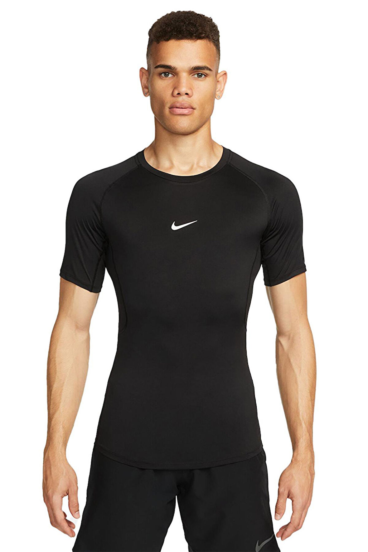 Nike Pro Dri-Fit Tight Fitness Training FB7932-010 Siyah Erkek Tişört