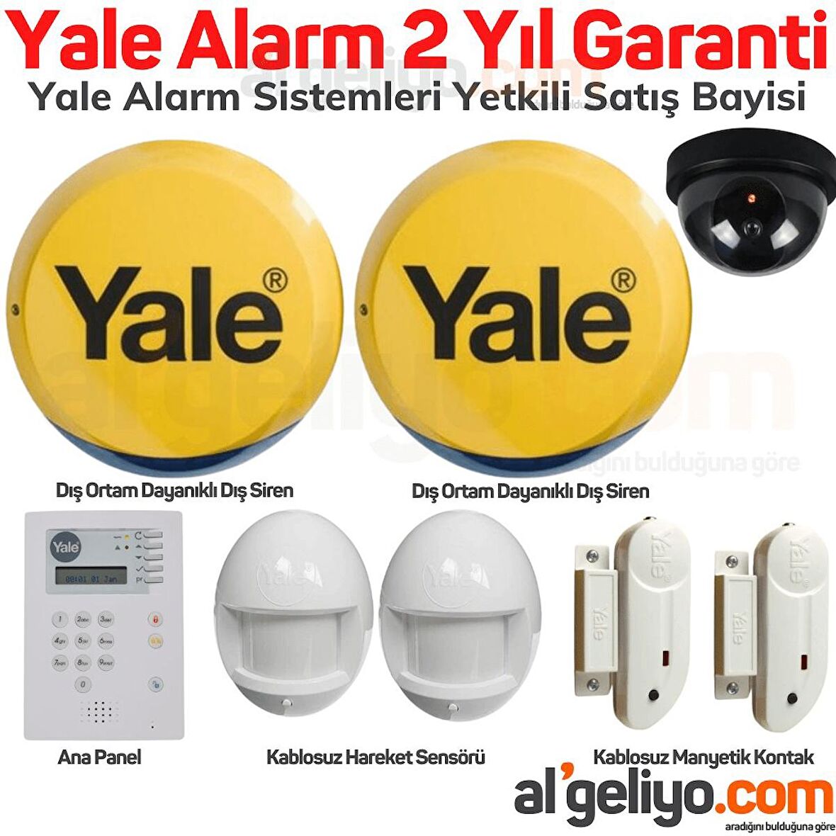 Yale Premium Kablosuz Hırsız Alarm Sistemi Seti HSA6400