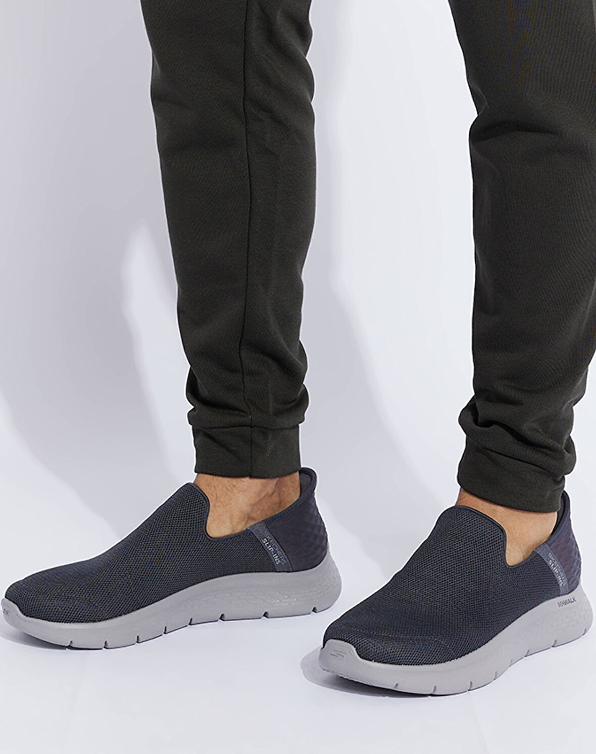 Skechers Go Walk Flex-Slip-ins Gri Erkek Günlük Spor Ayakkabı