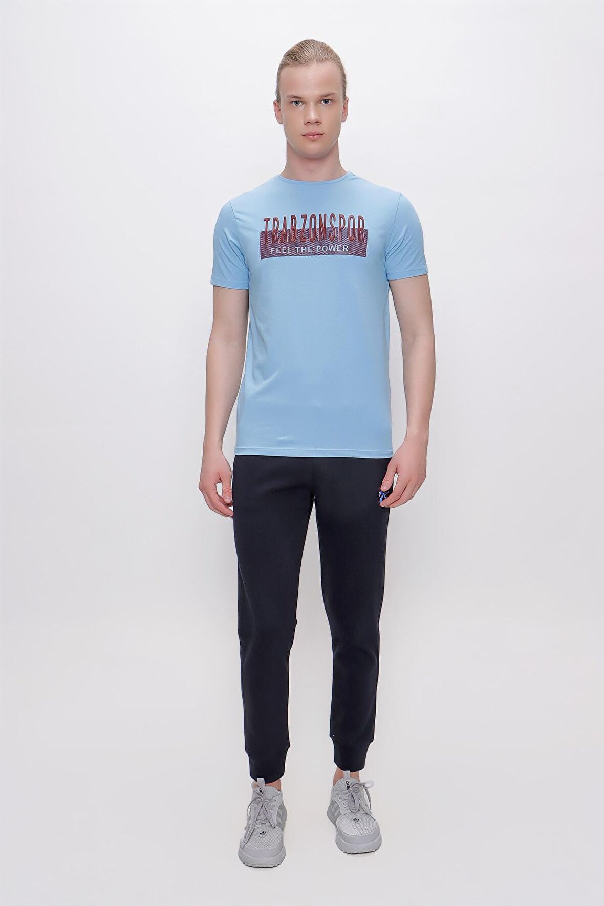 TSHİRT BİSİKLET YAKA SİLİKON BASKILI