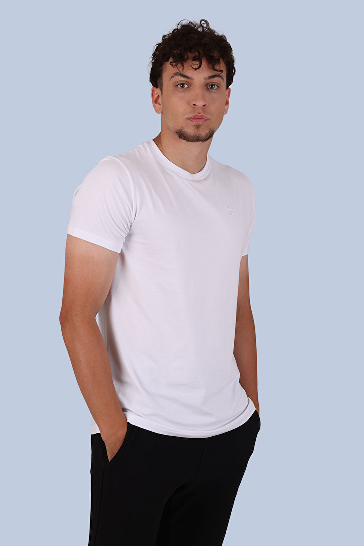 Tshirt Bisiklet Yaka Basic