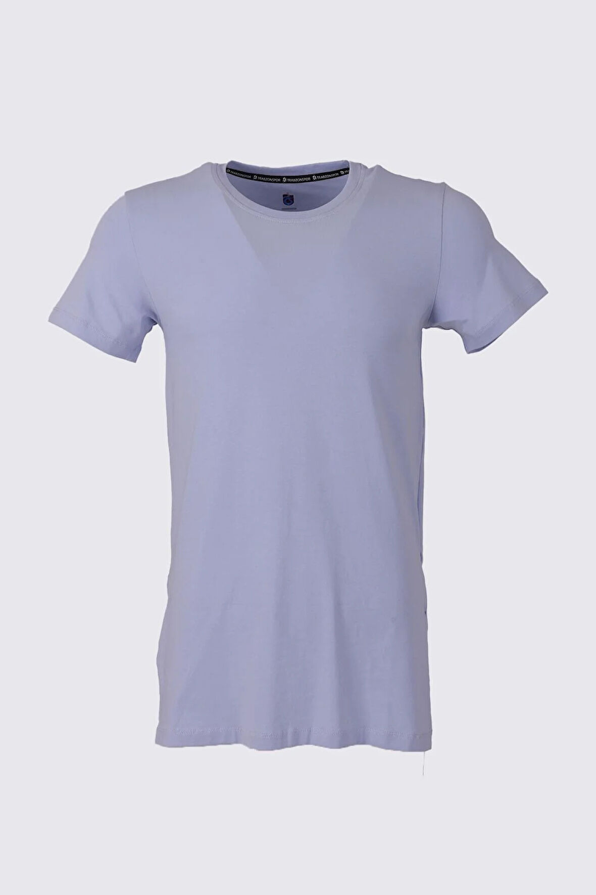 TSHİRT BİSİKLET YAKA İÇ LOGO BASKILI OVERSİZE