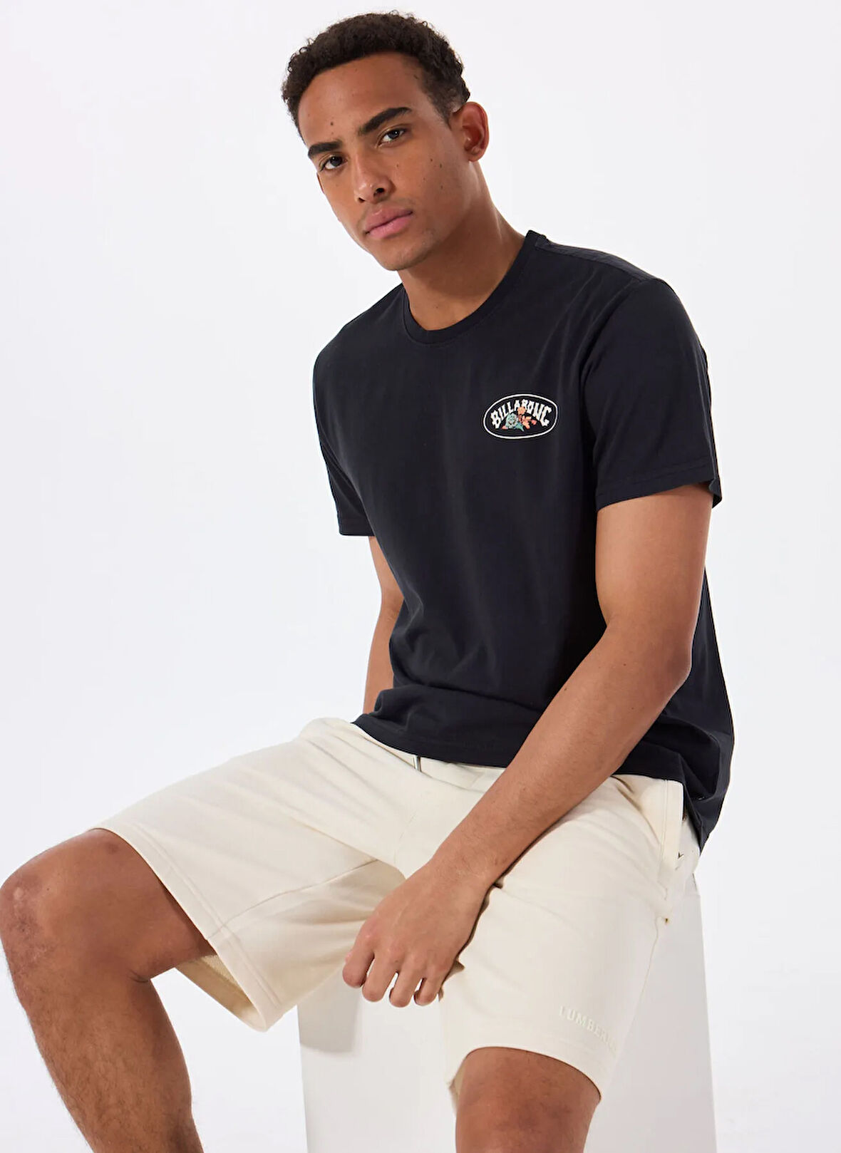 Billabong ORBIT ARCH PREMIUM SS 24A351502 Siyah Bisiklet Yaka Regular Fit Düz Erkek T-Shirt