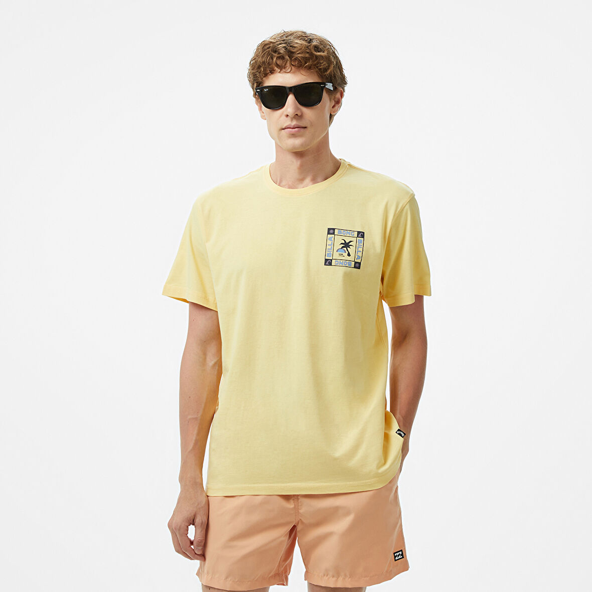 Billabong Window Premium Erkek Sarı T-Shirt