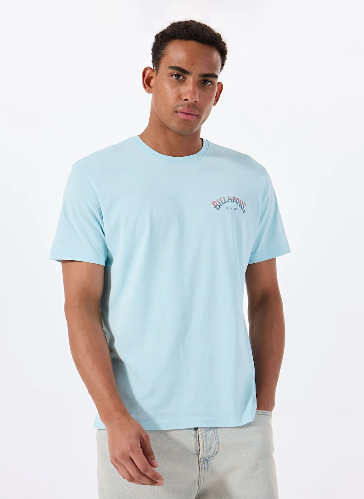 Billabong HACK PREMIUM WW SS 24A521521 Mavi Bisiklet Yaka Regular Fit Düz Erkek T-Shirt