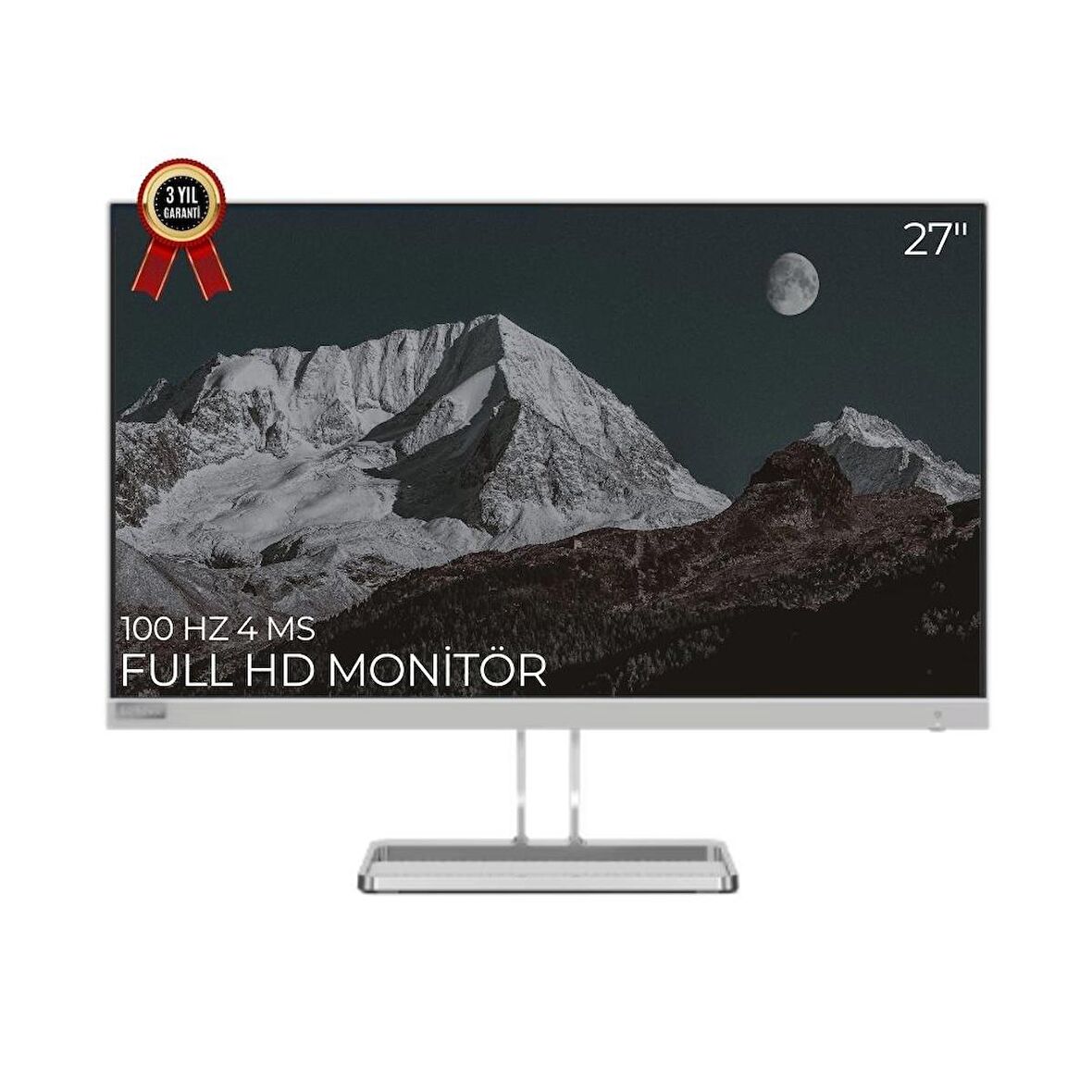 Lenovo L27i-40 27" 100Hz 4ms (HDMI+VGA) FHD IPS Monitör 67ABKAC4TK