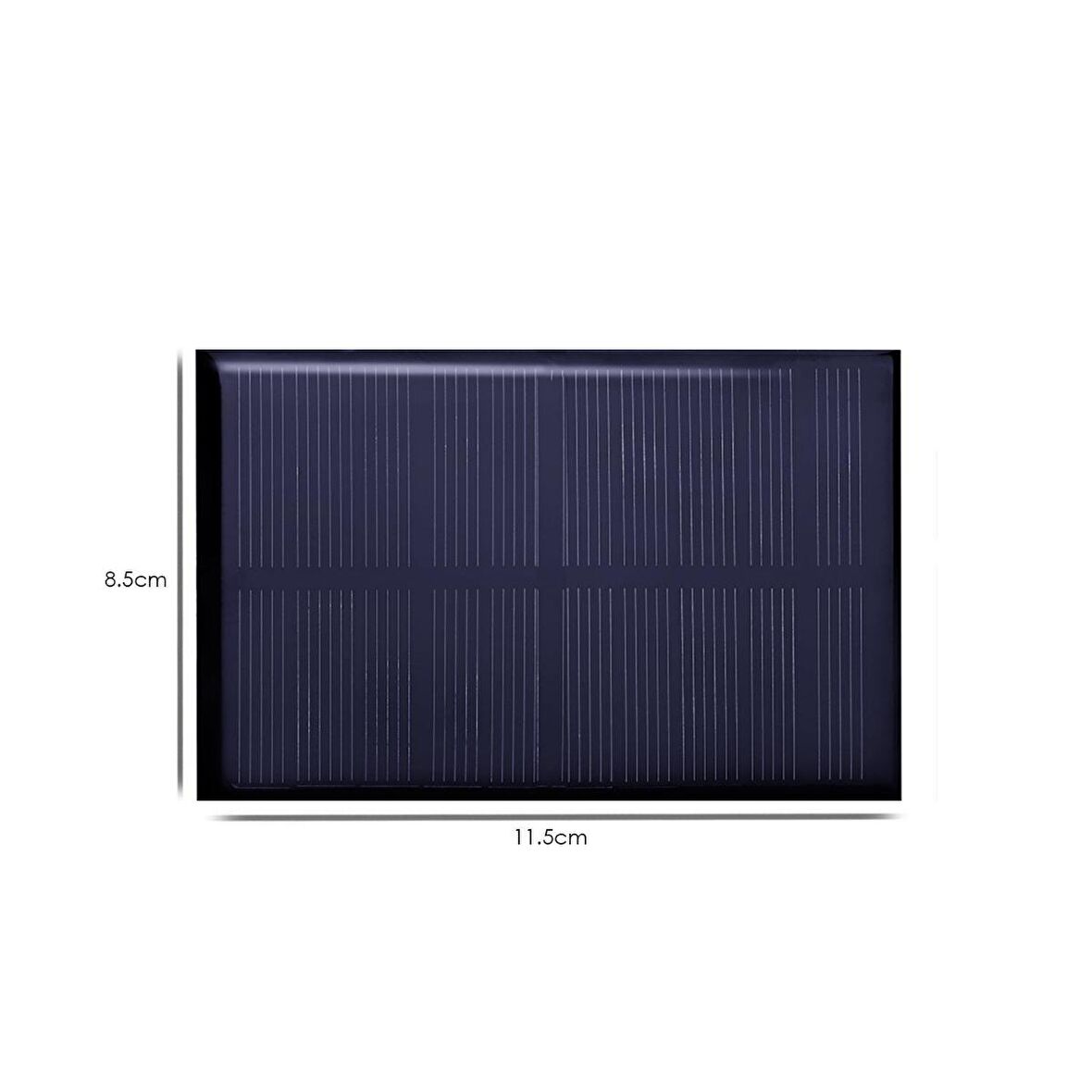 DENEY GÜNEŞ ENERJİ PANELİ SOLAR 6V 1.5W (115X85MM)