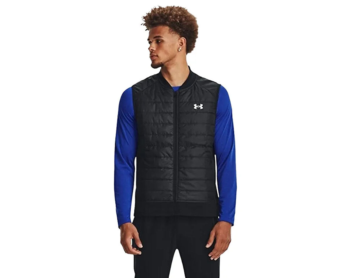 Under Armour Ua Launch Insulated Erkek Günlük Yelek 1380870-001 Siyah