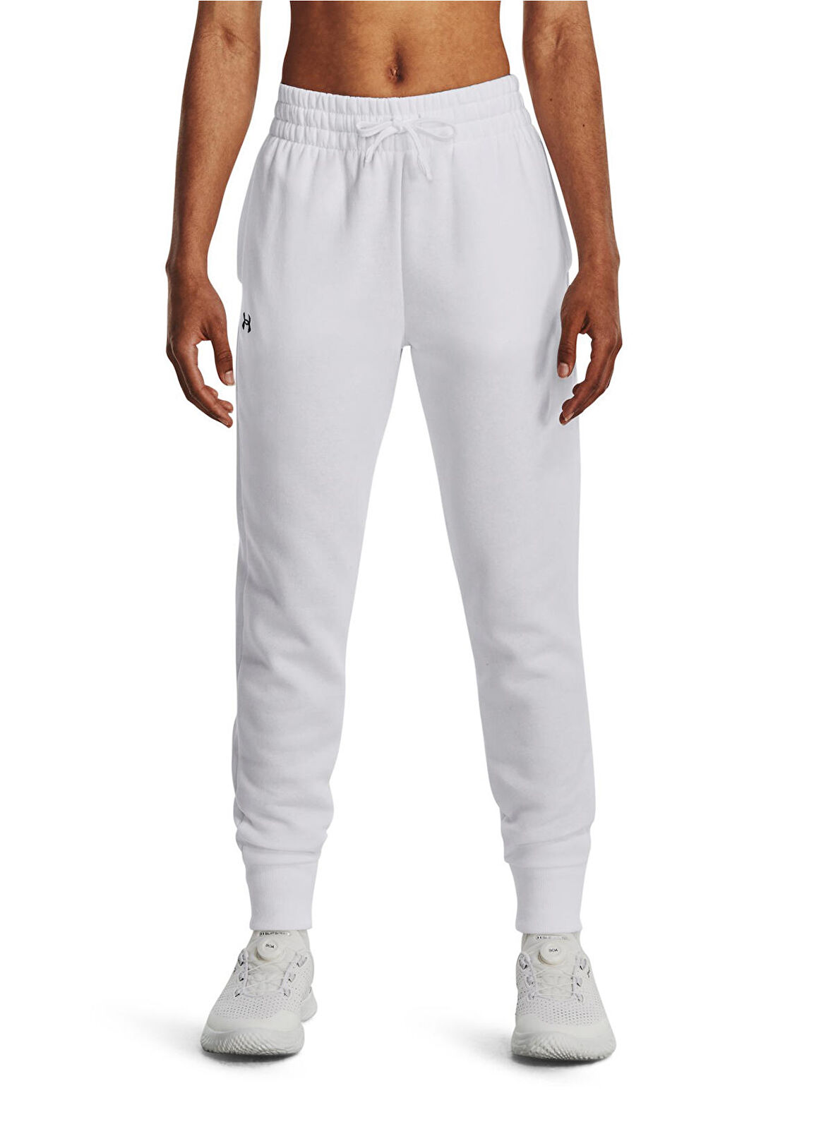 Under Armour Beyaz Kadın Eşofman Altı 1379438-100 UA Rival Fleece Jogger
