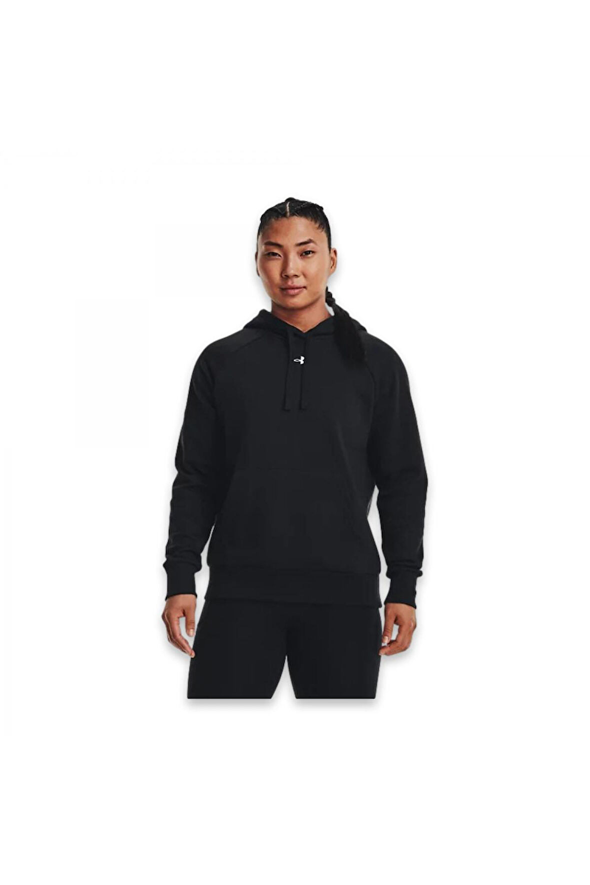 Under Armour 1379500 Ua Rival Fleece Hoodie Sweat Siyah Kadın Sweatshirt