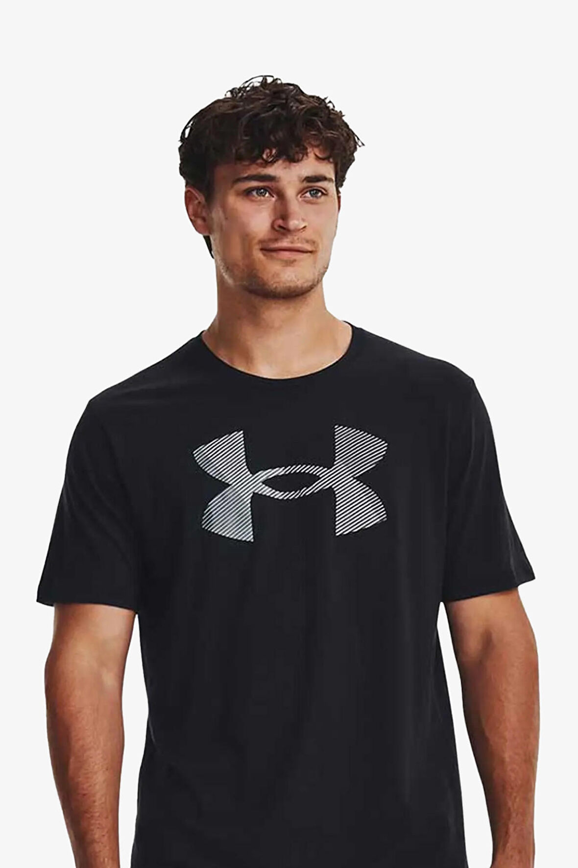 Under Armour Ua Big Logo Fill Ss Siyah Erkek T-Shirt 1379451-001