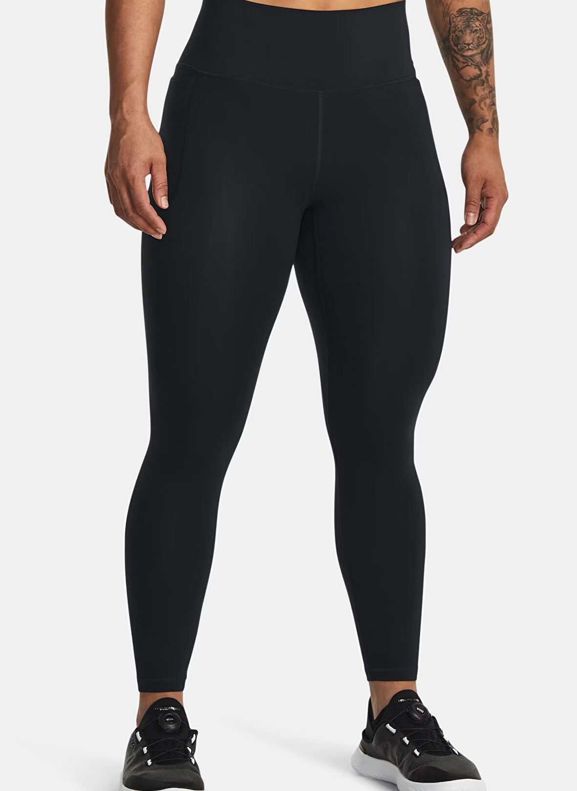 Siyah Kadın Lastikli Bel Dar Kalıp Tayt 1382525-001 Meridian Ankle Leg