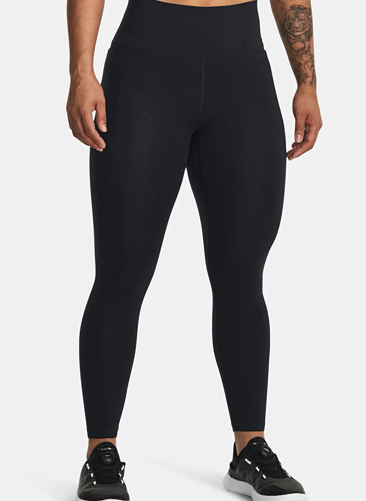 Siyah Kadın Lastikli Bel Dar Kalıp Tayt 1382525-001 Meridian Ankle Leg