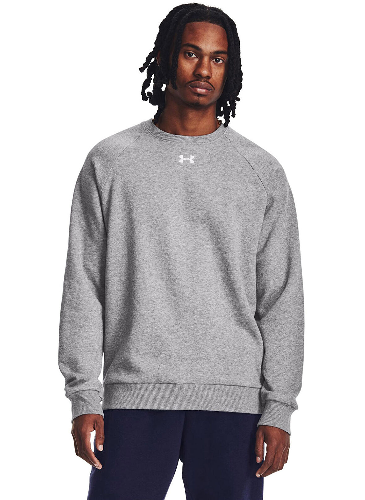 Under Armour Sweatshirt, 2XL, Gri