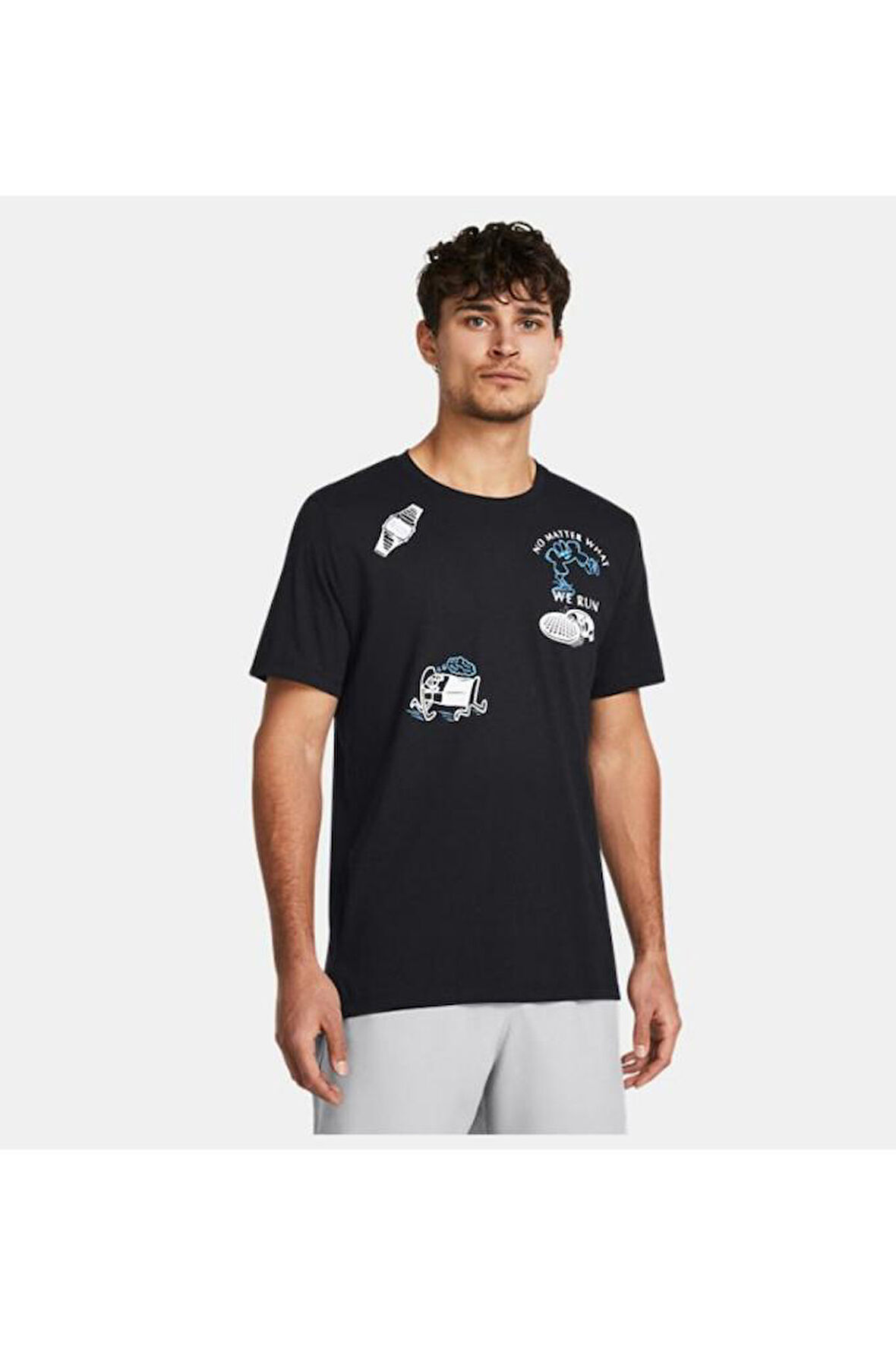 UA WE RUN SHORTSLEEVE 1383414-001