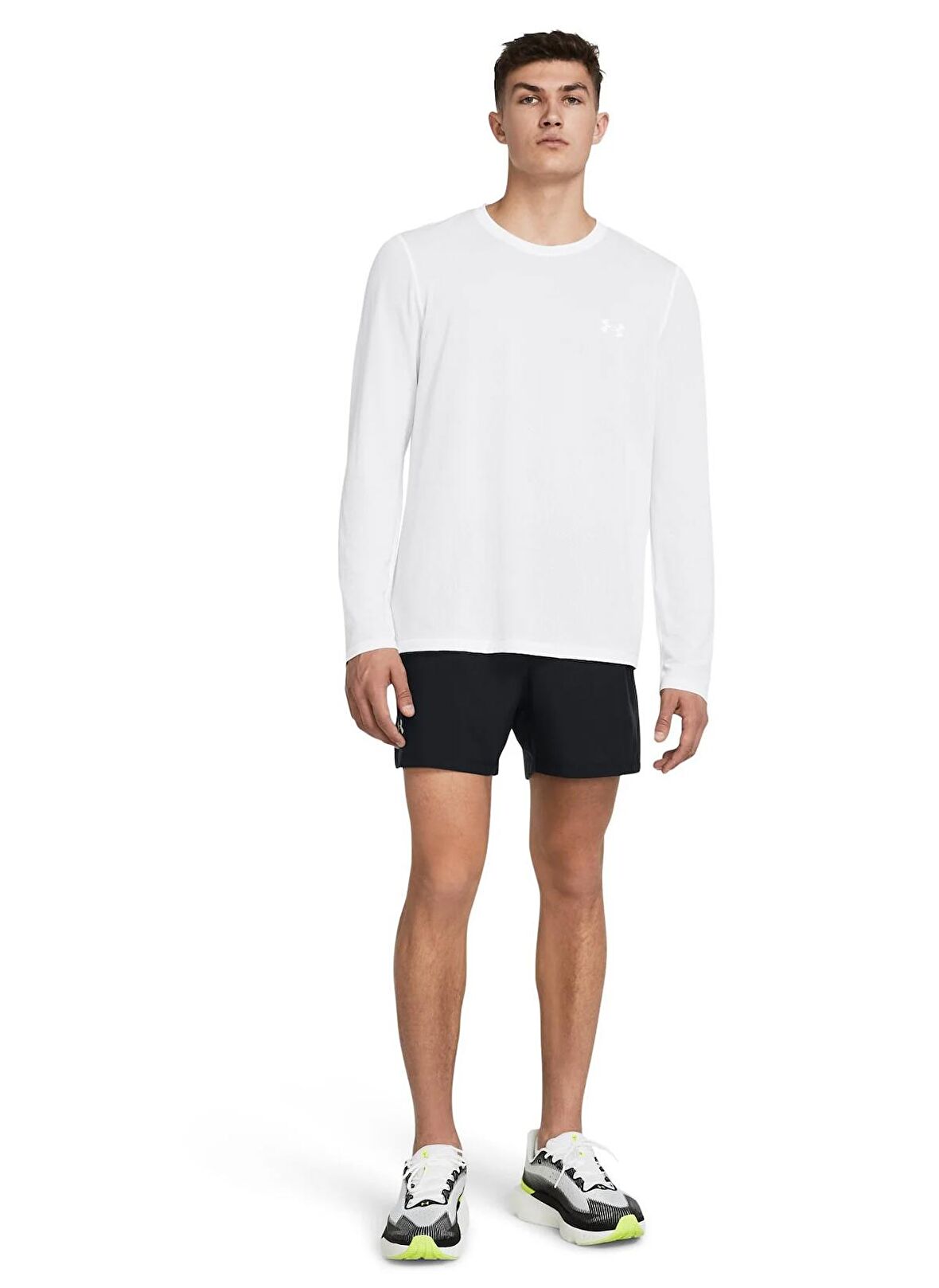Under Armour Siyah Erkek Slim Fit Şort 1382617-001 UA LAUNCH 5'' SHORTS