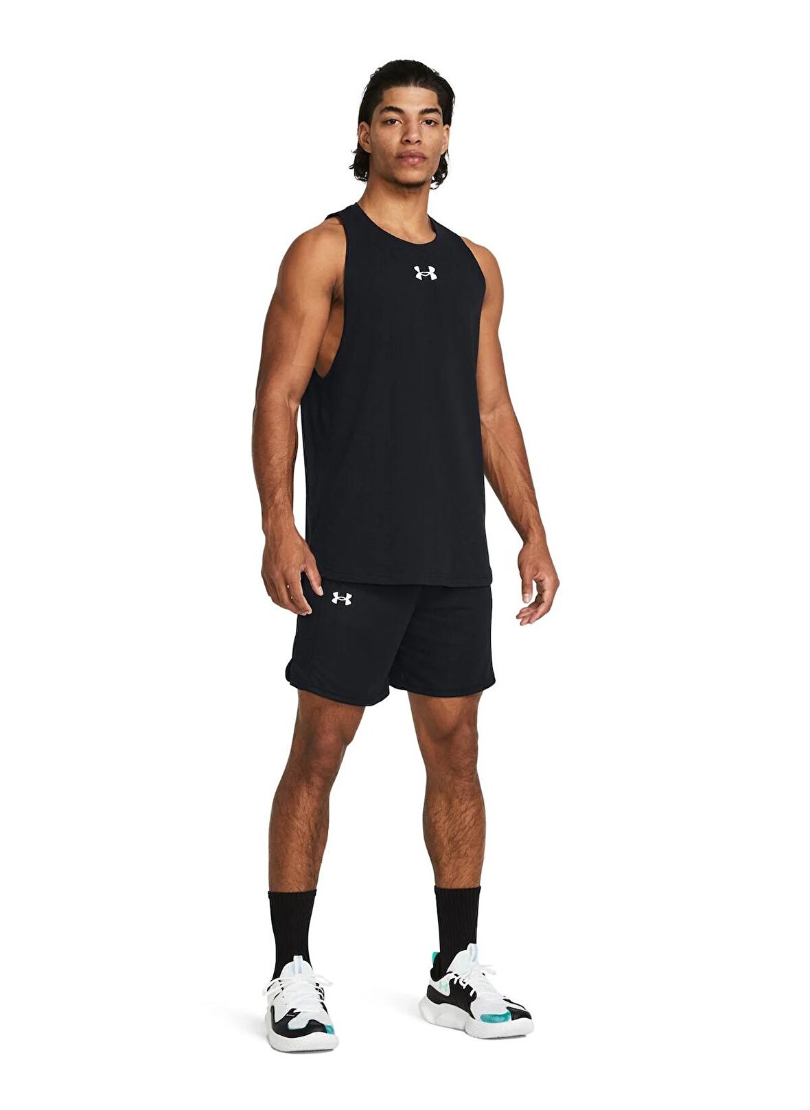 Under Armour Siyah Erkek Bol Kesim Şort 1383389-001 UA Baseline Short