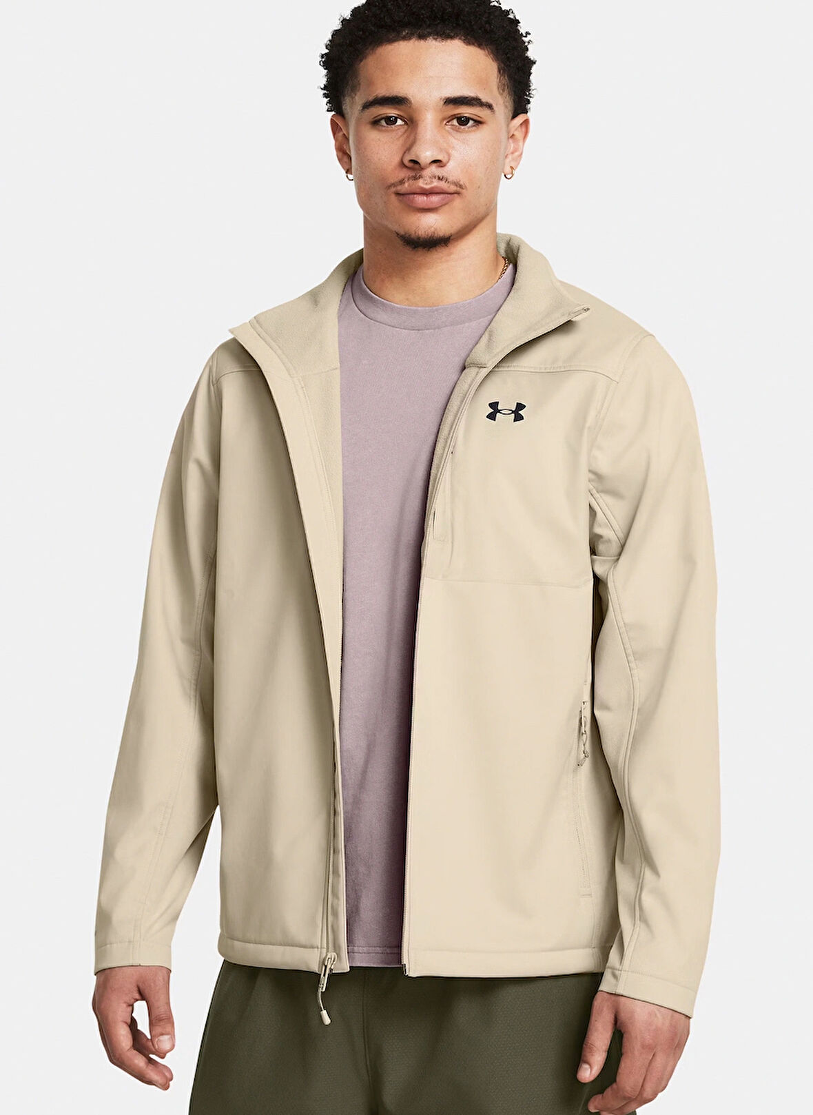 Vizon Erkek Fermuarlı Yaka Normal Kalıp Zip Ceket 1371586-290 SHIELD JACKET