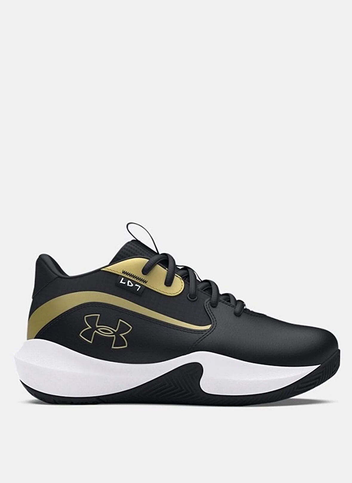Under Armour Siyah Erkek Çocuk Basketbol Ayakkabısı 3028514-001-UA PS Lockdown 7