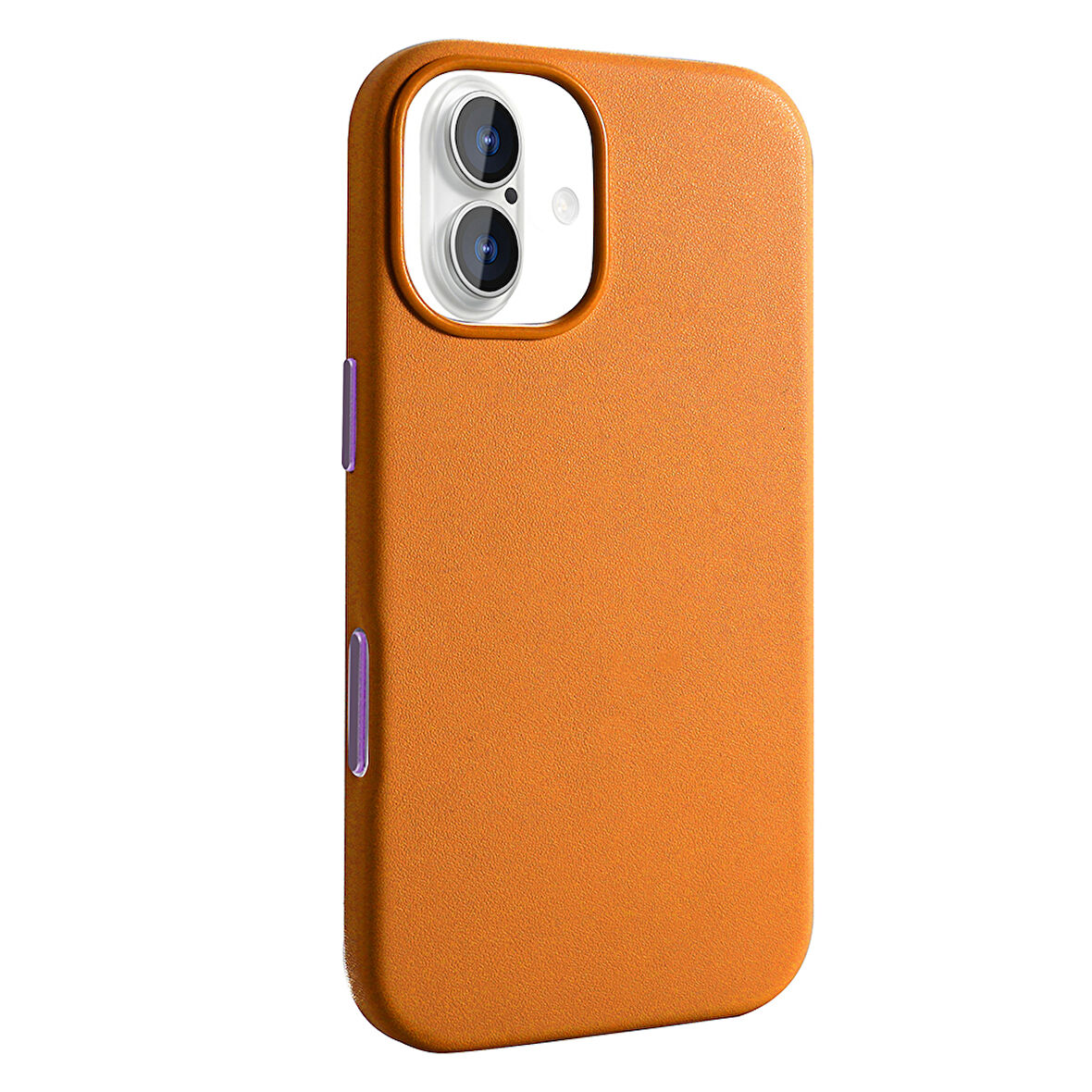 Gpack iPhone 17 uyumlu Kılıf Kupra Deri Görünümlü M-safe Şarj Özellikli