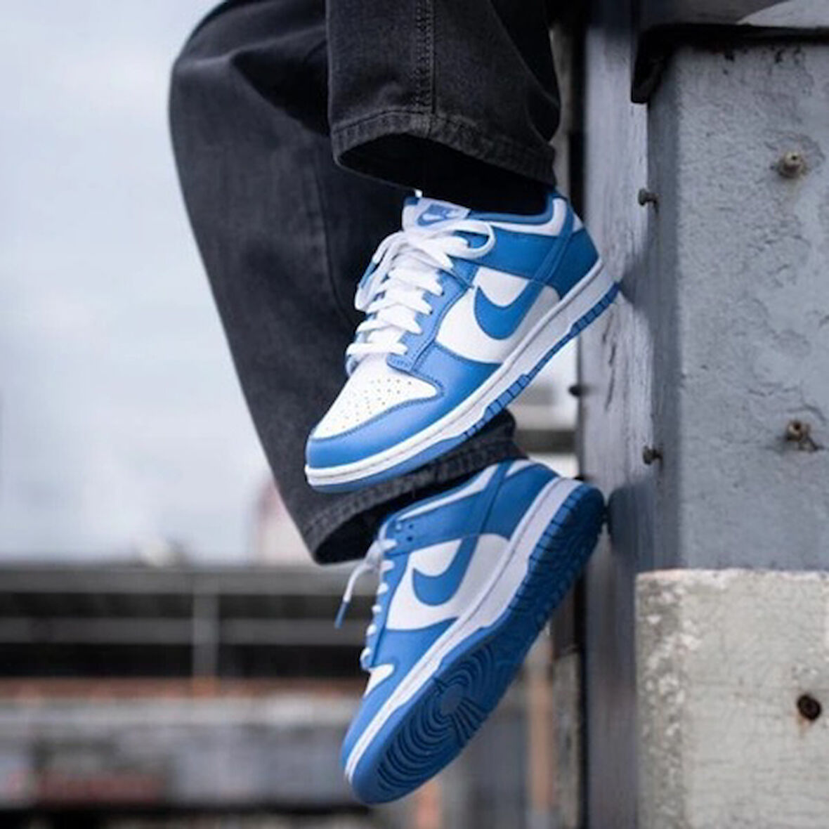 NİKE DUNK LOW RETRO POLAR BLUE ERKEK SNEAKER AYAKKABI-SPORTXOUTLET