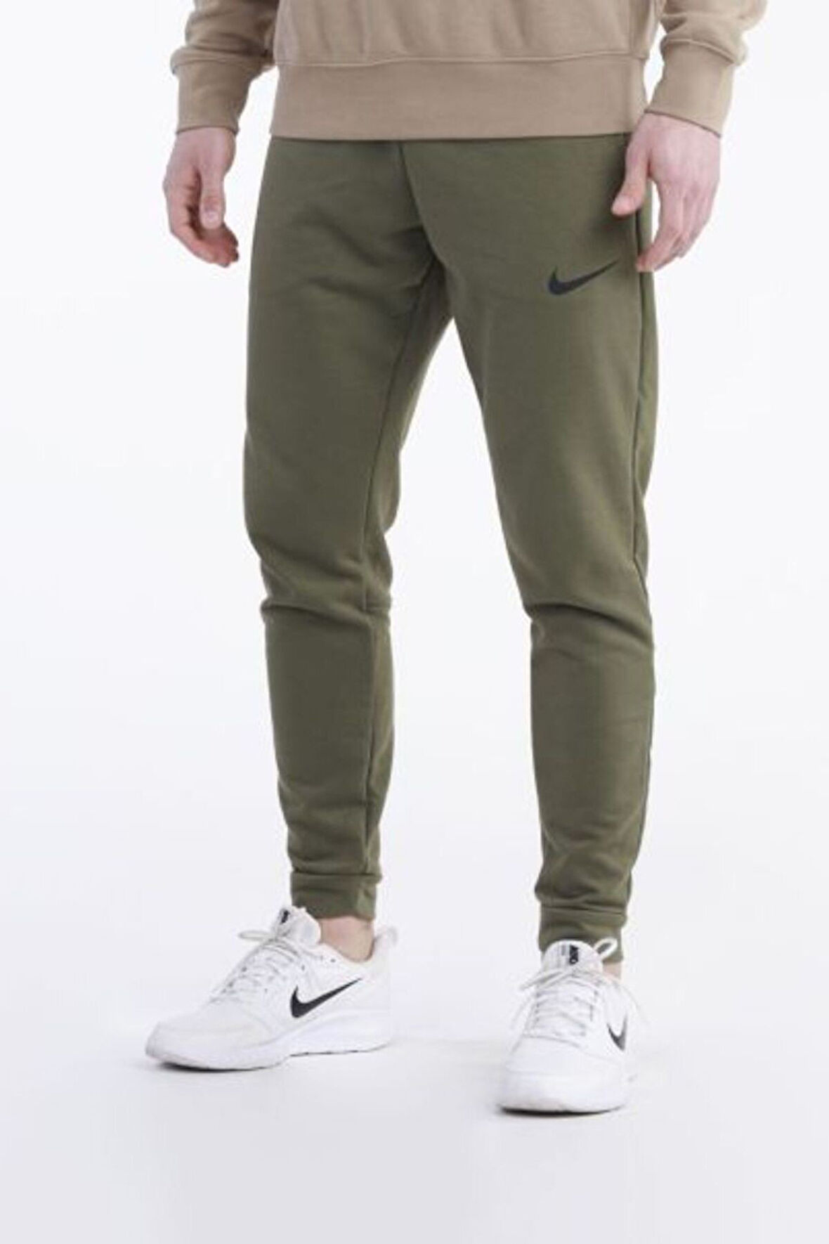 Nike Dri-Fit Taper Training Jogger Erkek Haki Spor Eşofman Altı